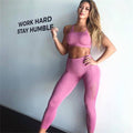 Women Sexy Sports Suits Seamless Yoga Set - Exquisite
