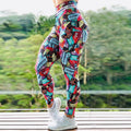 Digital Print Stretch Women Leggings