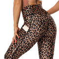 Fashion Snake Print Elastic Yoga Pants - Exquisite