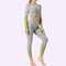 Long Sleeve Crop Top Women Yoga Set - Exquisite